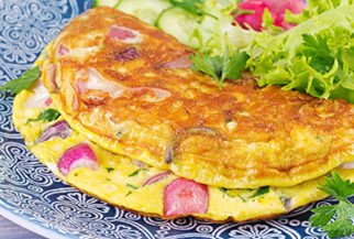 Receita Omelete de Legumes PronoKal Low Carb